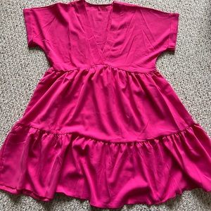 SHEIN Ruffle Dress • Medium fits like LG/XL